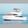 Rent Book 42 Feet Cruise Yacht for 12 Persons Guests in Dubai Sharjah Abu Dhabi UAE for Cheap Hour Daily Price Charges