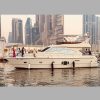 Rent Book 62 Feet Cruise Yacht for 18 Persons in Dubai Sharjah Abu Dhabi UAE for Cheap Hour Daily Price Charges