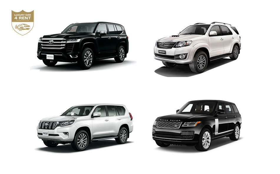 SUV with Driver Car Rental in Dubai Abu Dhabi UAE