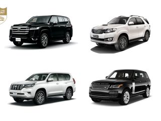 Most Popular SUVs to Rent out with Expert Driver in Dubai UAE