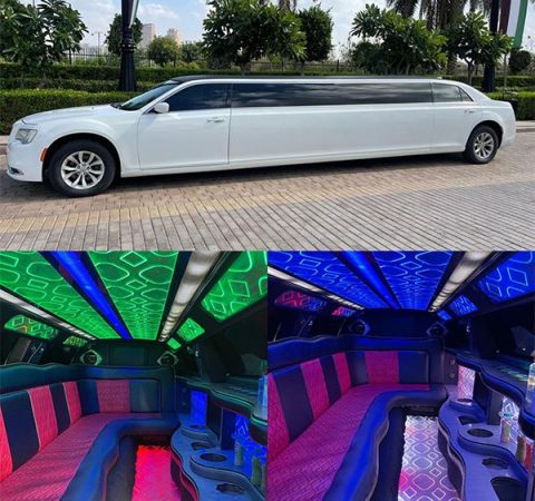Rent Limousine Chrysler in Dubai UAE Cheap Best Rate Price