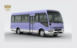 Rent Hire Toyota Coaster Bus in Dubai Abu Dhabi Sharjah UAE