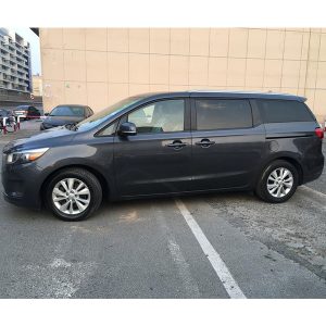 Rent KIA Sedona Van 7 Seater in Dubai Abu Dhabi Sharjah Ajman UAE