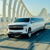 Chevrolet White Limousine Rental Dubai UAE
